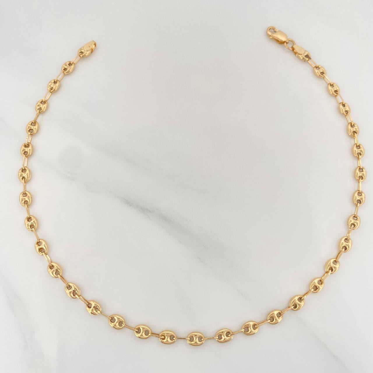Tobillera Gc 3 g / 25 cm / 3.5 mm Oro Amarillo 18K
