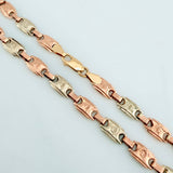 Tobillera Rustica Corona 6.55 g / 26 cm / 5.7 mm Tres Oros 18K