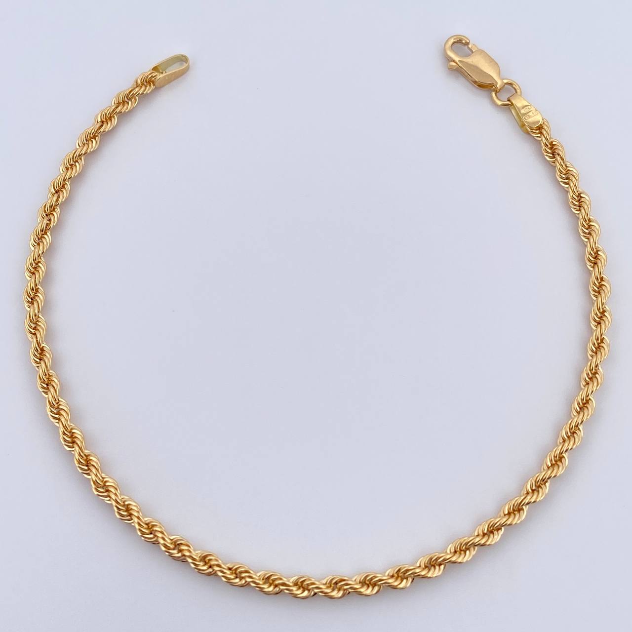 Pulso Lazo 2.4gr / 19.3cm / 2.5mm Oro Amarillo +3 18K &