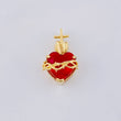 Dije Sagrado Corazón Espinoso 1.7 g / 2.5 cm Oro Amarillo 18K