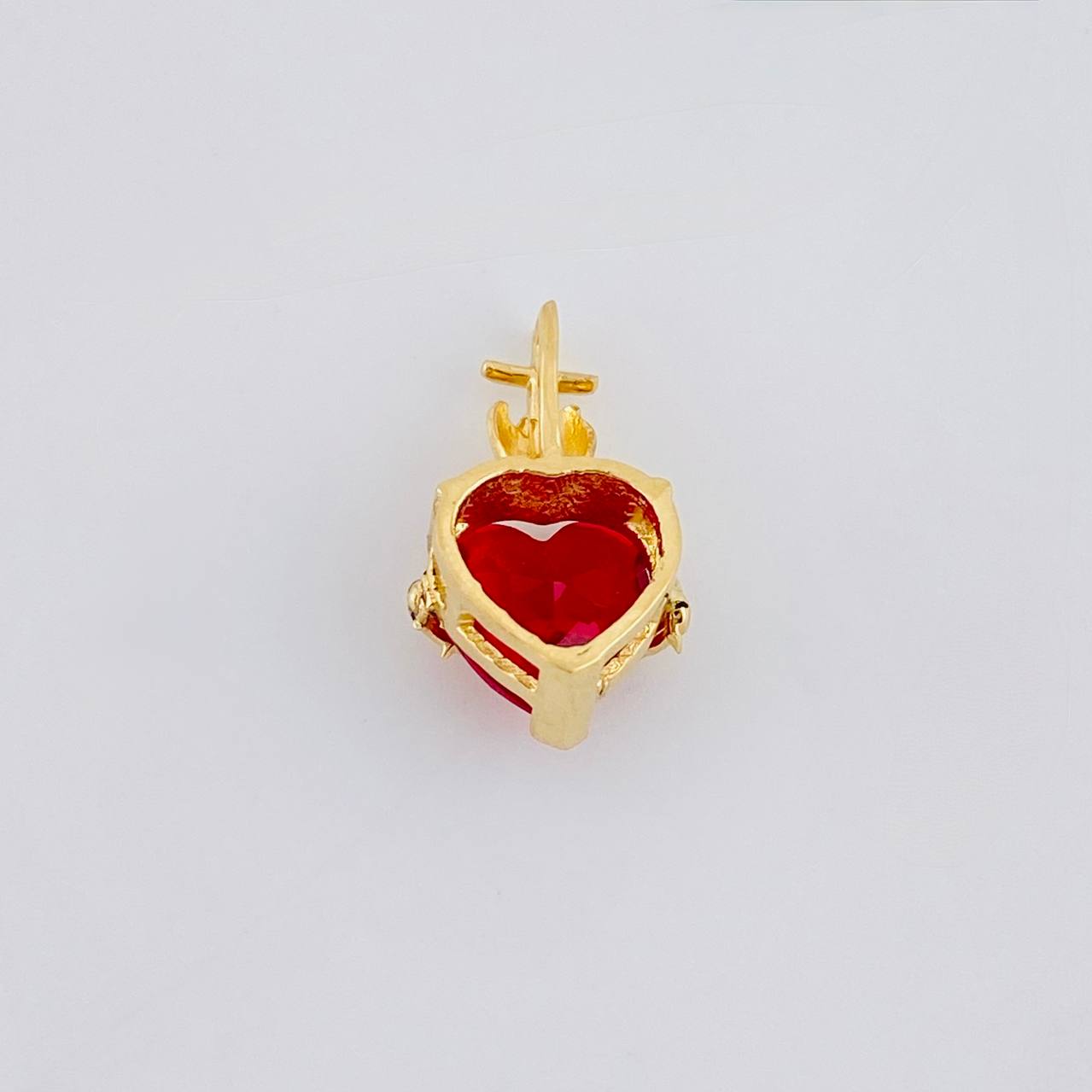 Dije Sagrado Corazón Espinoso 1.7 g / 2.5 cm Oro Amarillo 18K