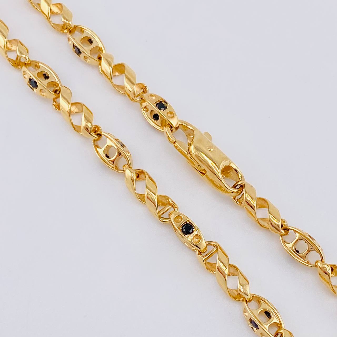 Cadena Rustica Espiral ADN 43.8 g / 70.5 cm / 4.7 mm Oro Amarillo 18K