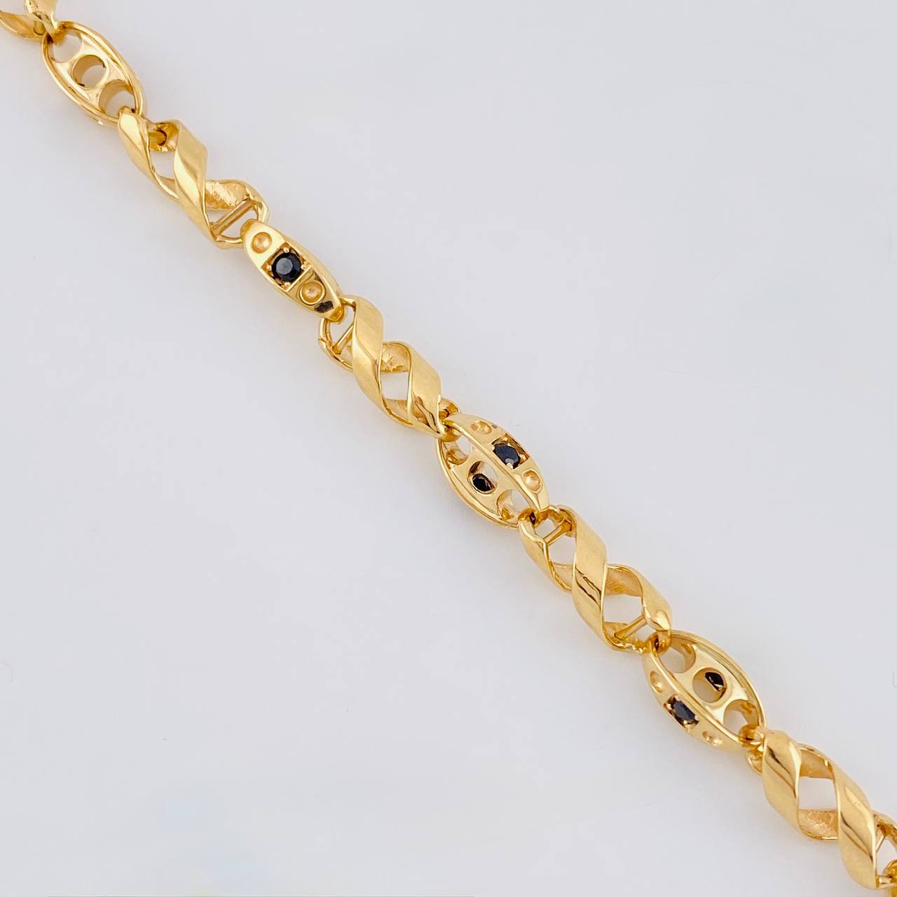 Cadena Rustica Espiral ADN 43.8 g / 70.5 cm / 4.7 mm Oro Amarillo 18K