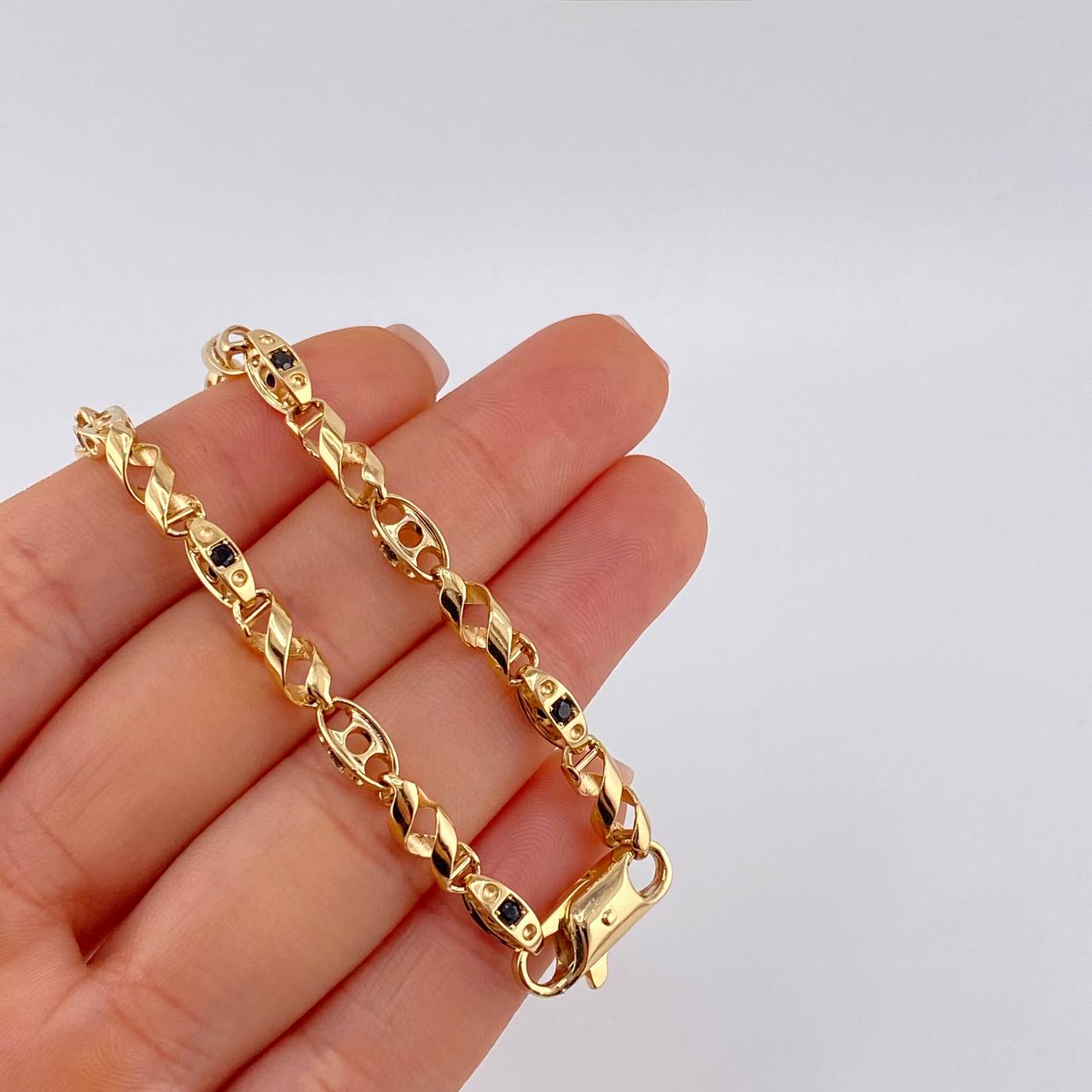 Cadena Rustica Espiral ADN 43.8 g / 70.5 cm / 4.7 mm Oro Amarillo 18K