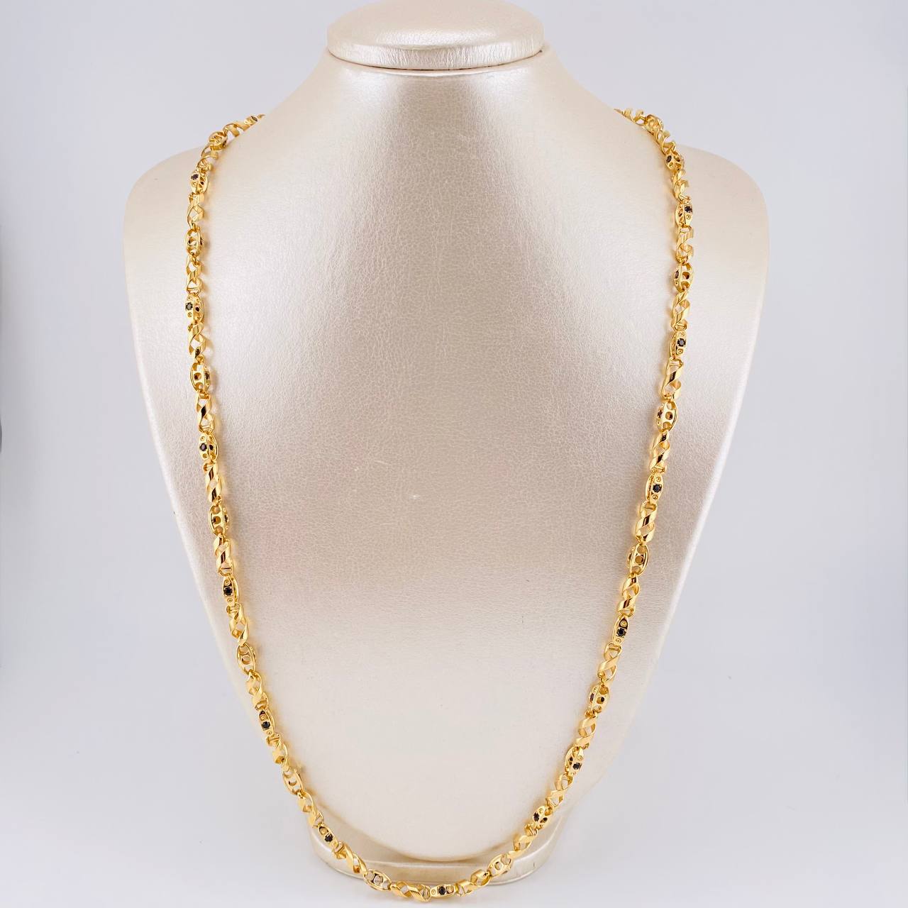 Cadena Rustica Espiral ADN 43.8 g / 70.5 cm / 4.7 mm Oro Amarillo 18K