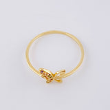 Anillo Mariposa Silueta 1.1 g / T7 3/4 Oro Amarillo 18K