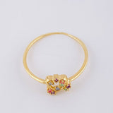 Anillo Destello Corazon 0.9 g / T5 3/4 Oro Amarillo 18K