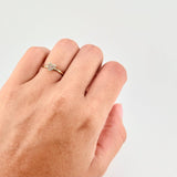 Anillo Corazon Tupido 1.45 g / T4 3/4 Oro Amarillo 18K