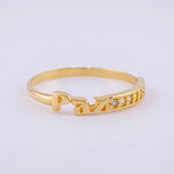 Anillo Paz 1.3 g / T6 3/4 Oro Amarillo 18K