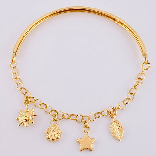 Pulso Roll On Casandra 4.4 g / 16.8 cm / 3.3 mm Oro Amarillo 18K