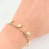 Pulso Roll On Casandra 4.4 g / 16.8 cm / 3.3 mm Oro Amarillo 18K
