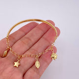 Pulso Roll On Casandra 4 g / 17 cm / 3.2 mm Oro Amarillo 18K