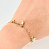 Pulso Roll On Casandra 4 g / 17 cm / 3.2 mm Oro Amarillo 18K
