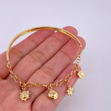 Pulso Roll On Casandra 4.85 g / 17.5 cm / 3.4 mm Oro Amarillo 18K