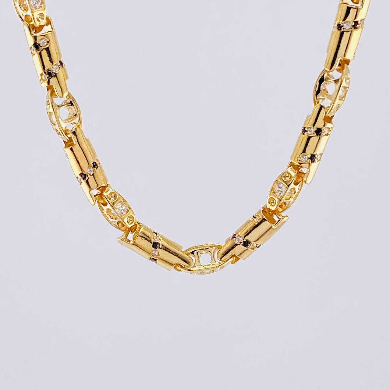 Cadena Rustica Cilindrica 53.15 g / 65.5 cm / 4.6 mm Oro Amarillo 18K