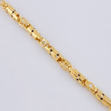 Cadena Rustica Cilindrica 53.15 g / 65.5 cm / 4.6 mm Oro Amarillo 18K