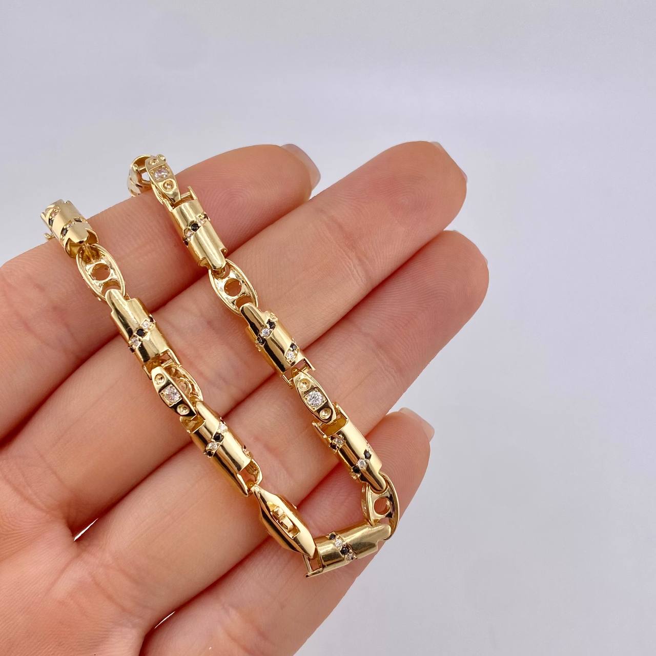 Cadena Rustica Cilindrica 53.15 g / 65.5 cm / 4.6 mm Oro Amarillo 18K