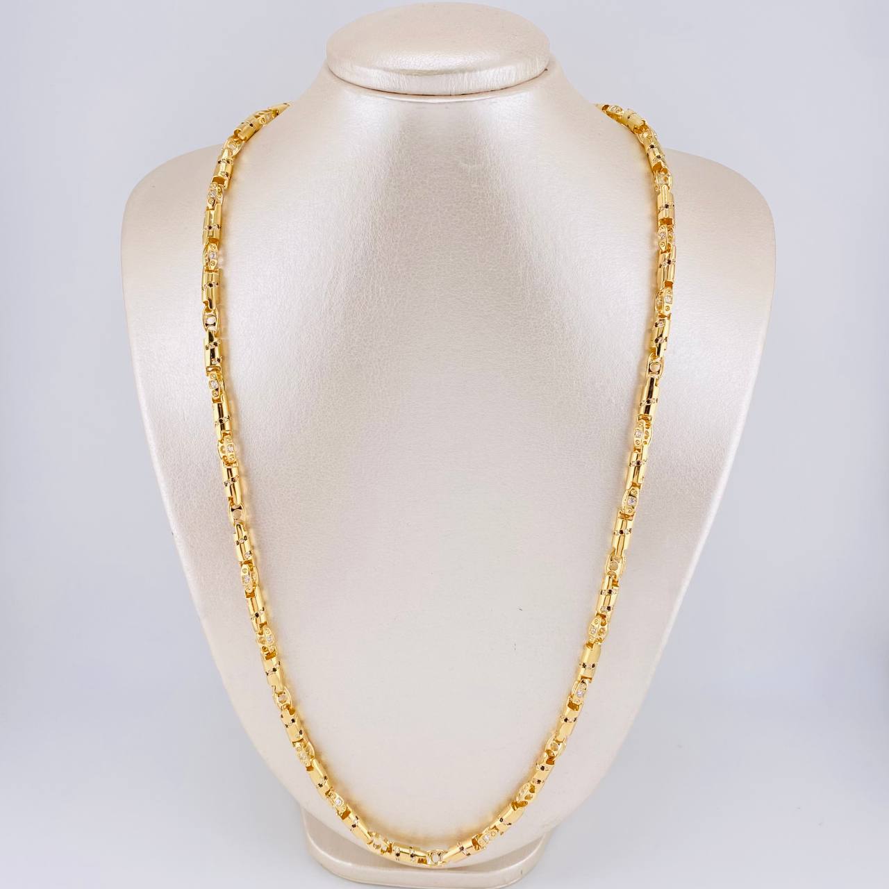 Cadena Rustica Cilindrica 53.15 g / 65.5 cm / 4.6 mm Oro Amarillo 18K
