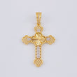 Dije Cruz Trebol Filigrama 3.7 g / 4.3 cm Oro Amarillo 18K