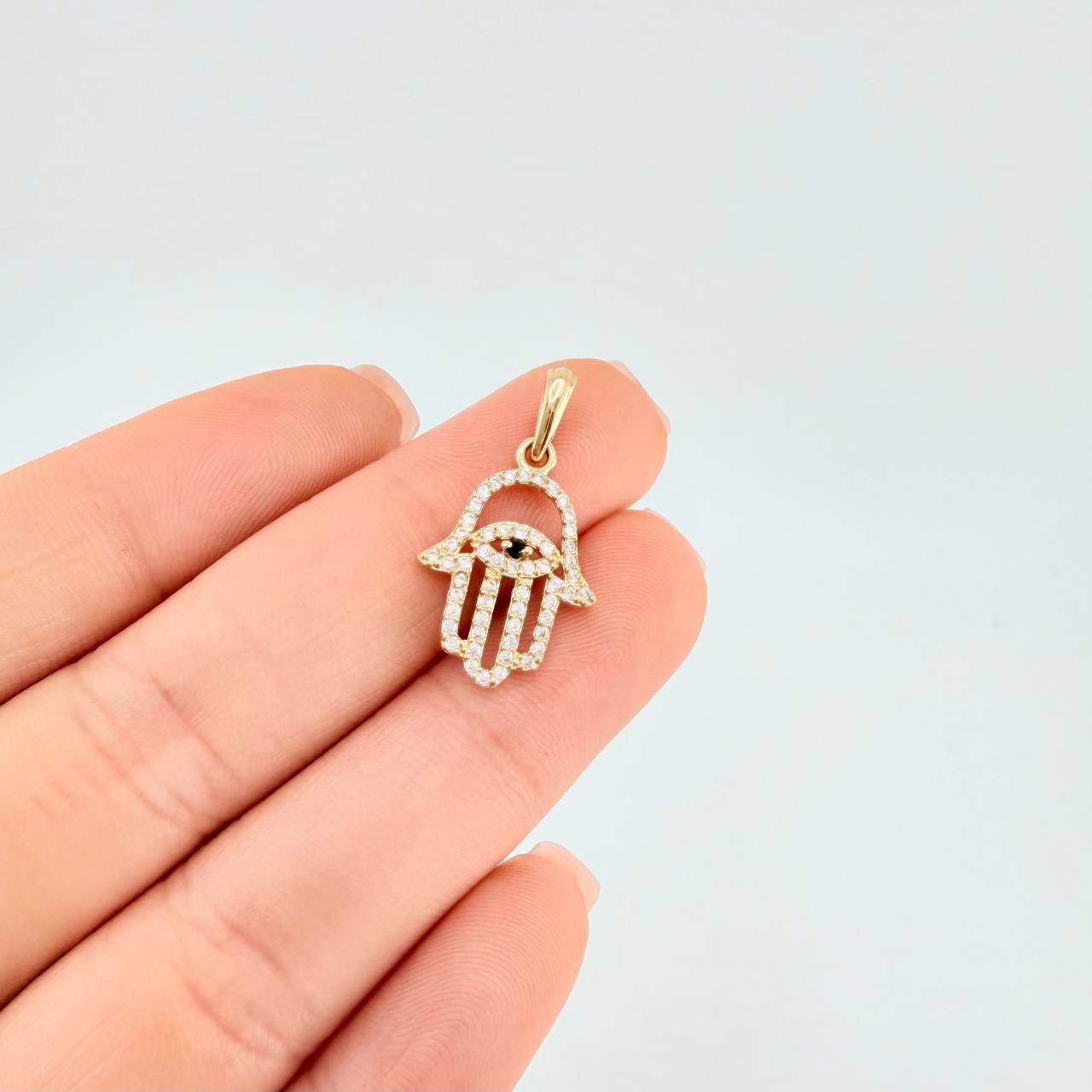 Dije Mano De Fatima 1.35 g / 2.5 cm Oro Amarillo 18K