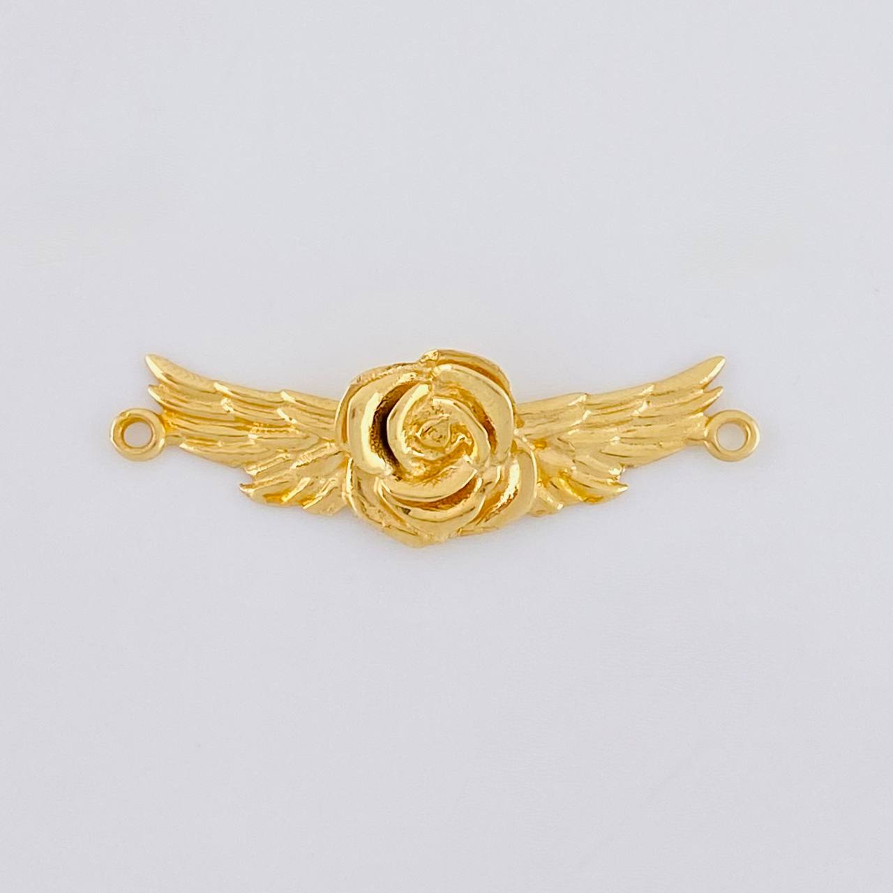 Herraje Rosa Angelical 1.5 g / 2.6 cm Oro Amarillo 18K