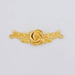 Herraje Rosa Angelical 1.5 g / 2.6 cm Oro Amarillo 18K