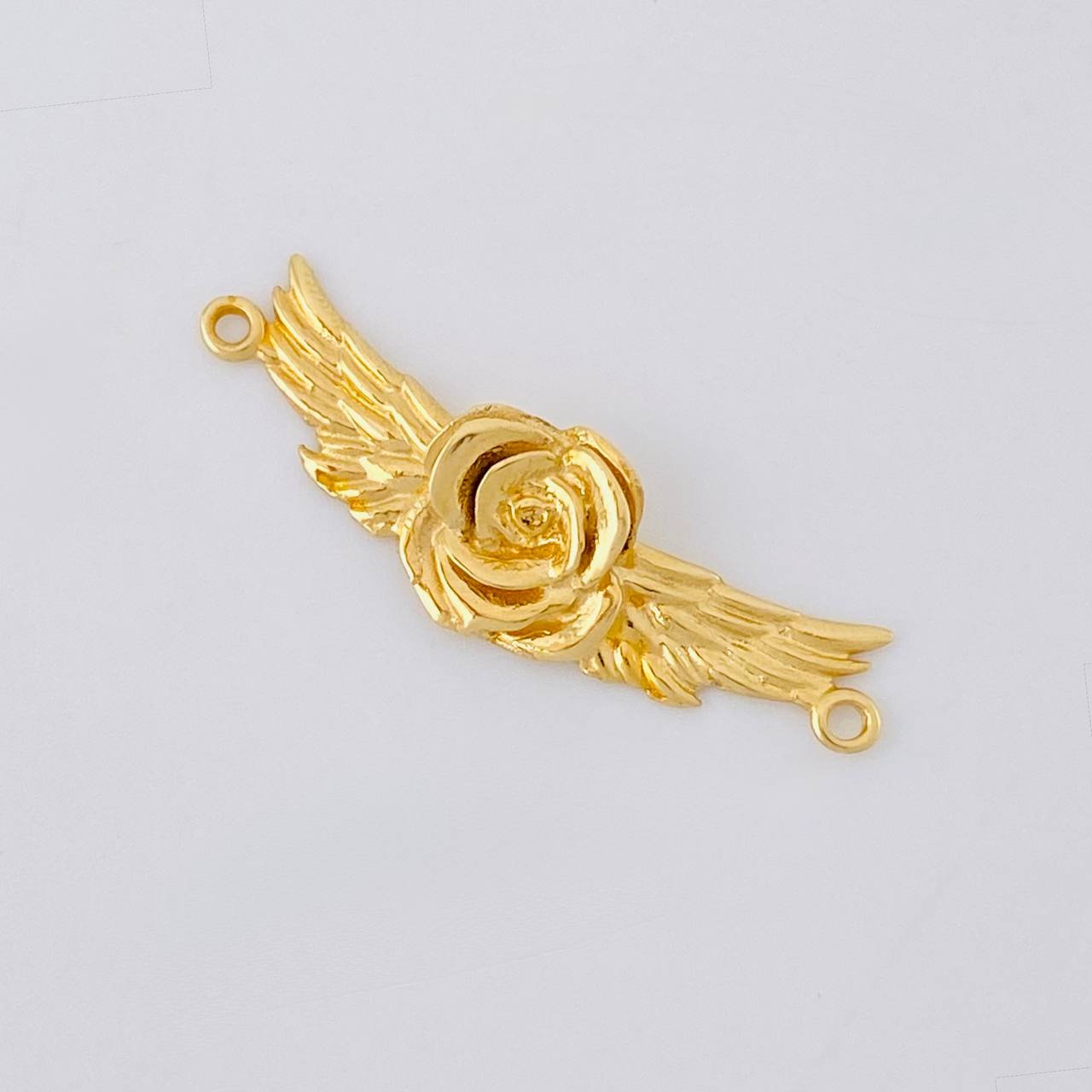 Herraje Rosa Angelical 1.5 g / 2.6 cm Oro Amarillo 18K