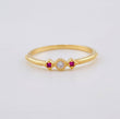 Anillo Liston Rombico 1.6 g / T7 Oro Amarillo 18K