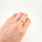 Anillo Liston Rombico 1.6 g / T7 Oro Amarillo 18K