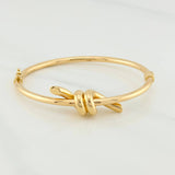 Pulso Aro Nudo 8.3gr / 18.6cm / 2.7mm Oro Amarillo +4 18K $