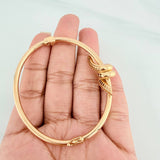 Pulso Aro Nudo 8.3gr / 18.6cm / 2.7mm Oro Amarillo +4 18K $