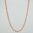 Cadena Militar 23gr / 69.6cm / 4mm Oro Rosa 18K $