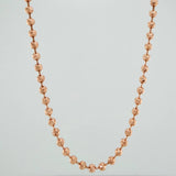 Cadena Militar 23gr / 69.6cm / 4mm Oro Rosa 18K $