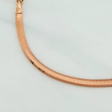 Pulso Serpiente 4.8gr / 18.2cm / 1.64mm Oro Rosa +3 18K $