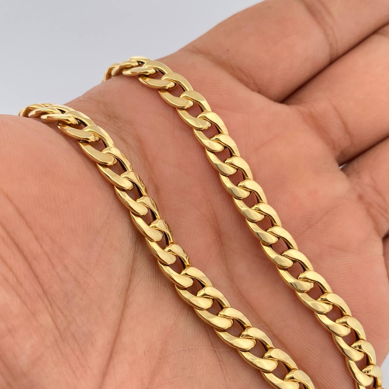 Cadena Cubana 14.6gr / 60cm / +1 Oro 18K &