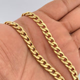 Cadena Cubana 14.6gr / 60cm / +1 Oro 18K &