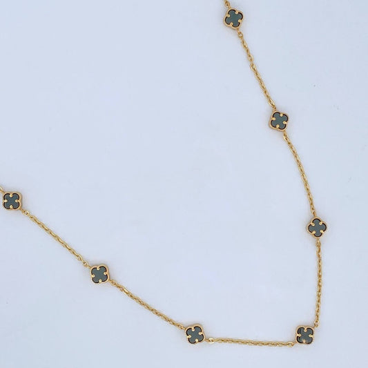 Cadena Espiga 5.55gr / 44.8cm / +3 Oro 18K &