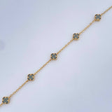 Pulso Espiga 2.6gr / 18.2cm / +3 Oro 18K &