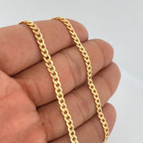 Cadena Cubana 7.6gr / 60cm / +1 Oro 18K &