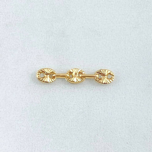 Herraje Retazo GC 0.35gr / 2.1cm / Oro 18K