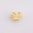 Herraje Mariposa Diamantada 0.65gr / 1.5cm / Oro Amarillo 18K