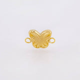 Herraje Mariposa Diamantada 0.65gr / 1.5cm / Oro Amarillo 18K