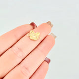 Herraje Mariposa Diamantada 0.65gr / 1.5cm / Oro Amarillo 18K