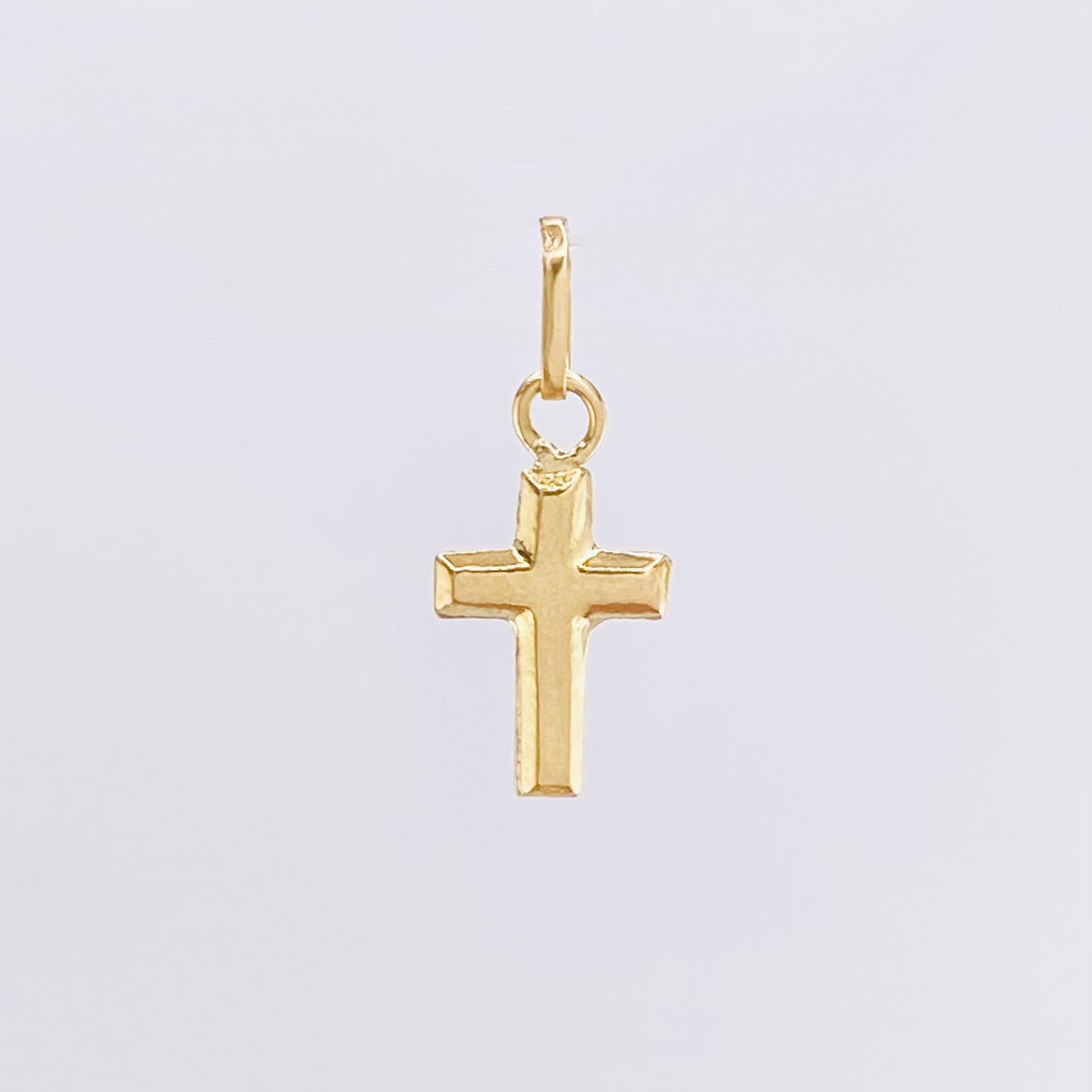 Dije Cruz 0.15gr / 1.5cm / Oro Amarillo 18K ©