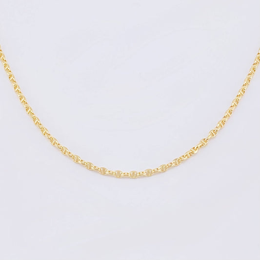 Cadena Marienera 5.5gr / 50cm / 2.3mm Oro Amarillo +3 18K