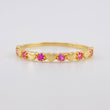 Anillo Corazón Destello 1.45g / T8 3/4 Oro Amarillo 18K