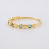 Anillo Corazón Destello 1.3g / T5 3/4 Oro Amarillo 18K