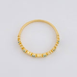 Anillo Corazón Destello 1.4g / T7 1/4 Oro Amarillo 18K