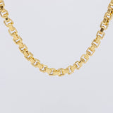 Cadena Veneciana Cuadrada 17.7g / 60cm / 4.5mm Oro Amarillo 18K