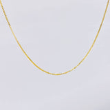 Cadena Veneciana 3.2g / 60cm / 0.8mm Oro Amarillo 18K